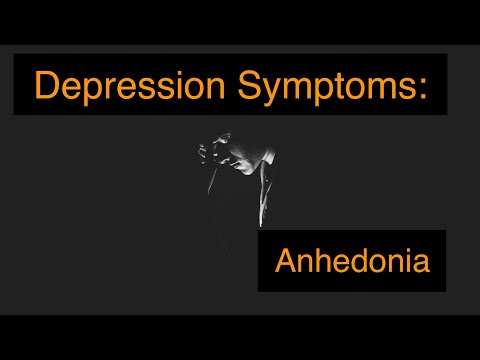 Identifying Psychological Signs of Anhedonia Symptoms