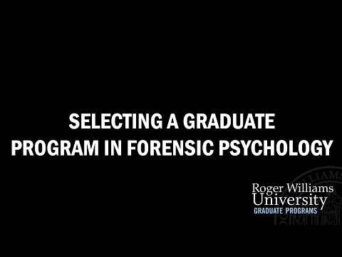Psychology's Role in Forensic Science: Pursuing a Master's Degree