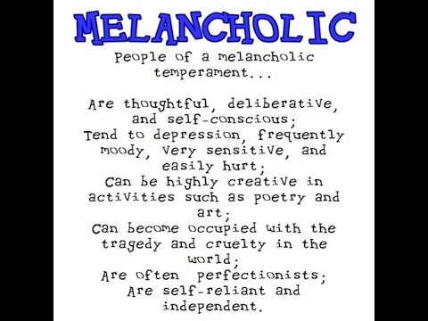 Understanding the Melancholic Temperament in Psychology